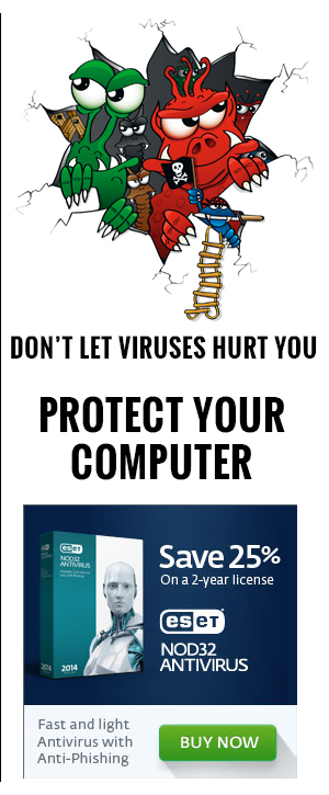 Amityville NOD 32 Antivirus ad