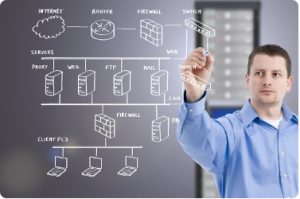Long Island managed IT services technician at work